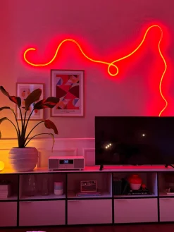 Clearance Guirnalda de luces LED regulable Flex Tube Bombillas|Lámparas De Techo