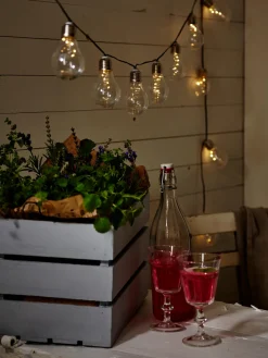 Hot Guirnalda de luces solar Glow Lámparas Colgantes Exterior|Lámparas De Techo