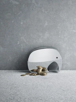 New Hucha de acero inoxidable Moneyphant Figuras Decorativas|Decoración