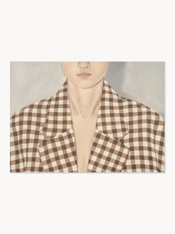 Pósters|Jarrones>Paper Collective Impresión digital Check Shirt