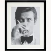 Clearance Impresión digital enmarcada James Bond Drinking Cuadros Y Láminas Decorativas|Jarrones