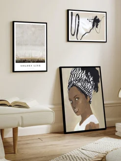 Clearance Impresión digital enmarcada Golden Line Cuadros Y Láminas Decorativas|Jarrones