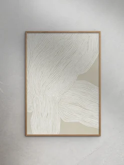 Hot Impresión digital enmarcada The Poster Club x Rebecca Hein - The Line no. 09 Pósters|Jarrones