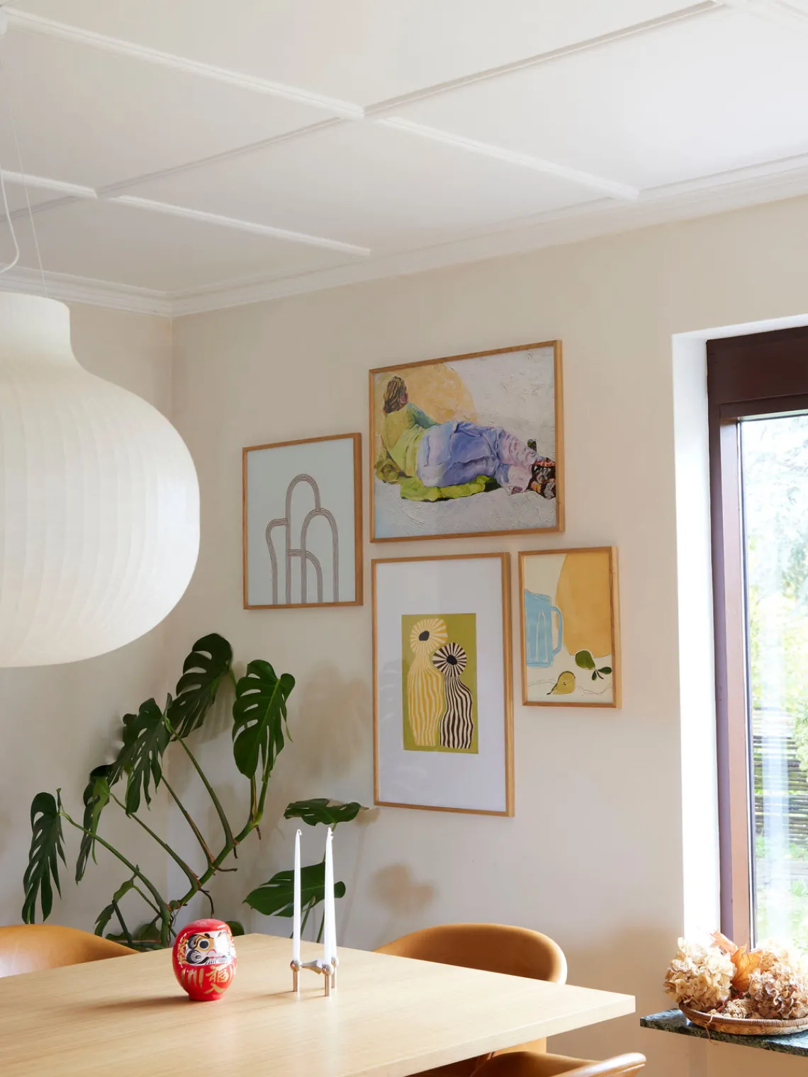 Hot Impresiones digitales Wall Art, 4 uds. Cuadros Y Láminas Decorativas|Jarrones