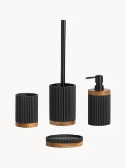 Outlet Jabonera con madera Laura Dispensador De Jabón Y Jaboneras|Jarrones