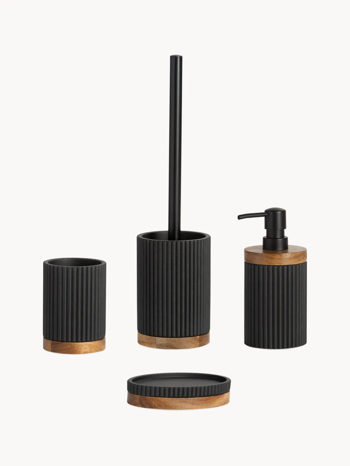 Outlet Jabonera con madera Laura Dispensador De Jabón Y Jaboneras|Jarrones