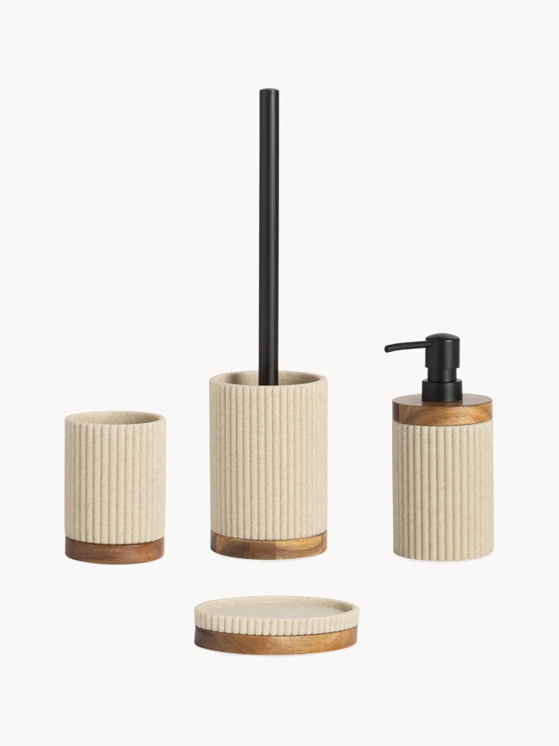 New Jabonera con madera Laura Dispensador De Jabón Y Jaboneras|Jarrones