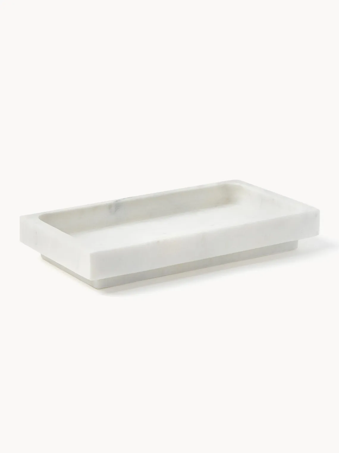 Dispensador De Jabón Y Jaboneras|Jarrones>Westwing Collection Jabonera de mármol Simba Mármol blanco