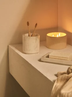 Dispensador De Jabón Y Jaboneras|Jarrones>Westwing Collection Jabonera de mármol Simba Mármol blanco