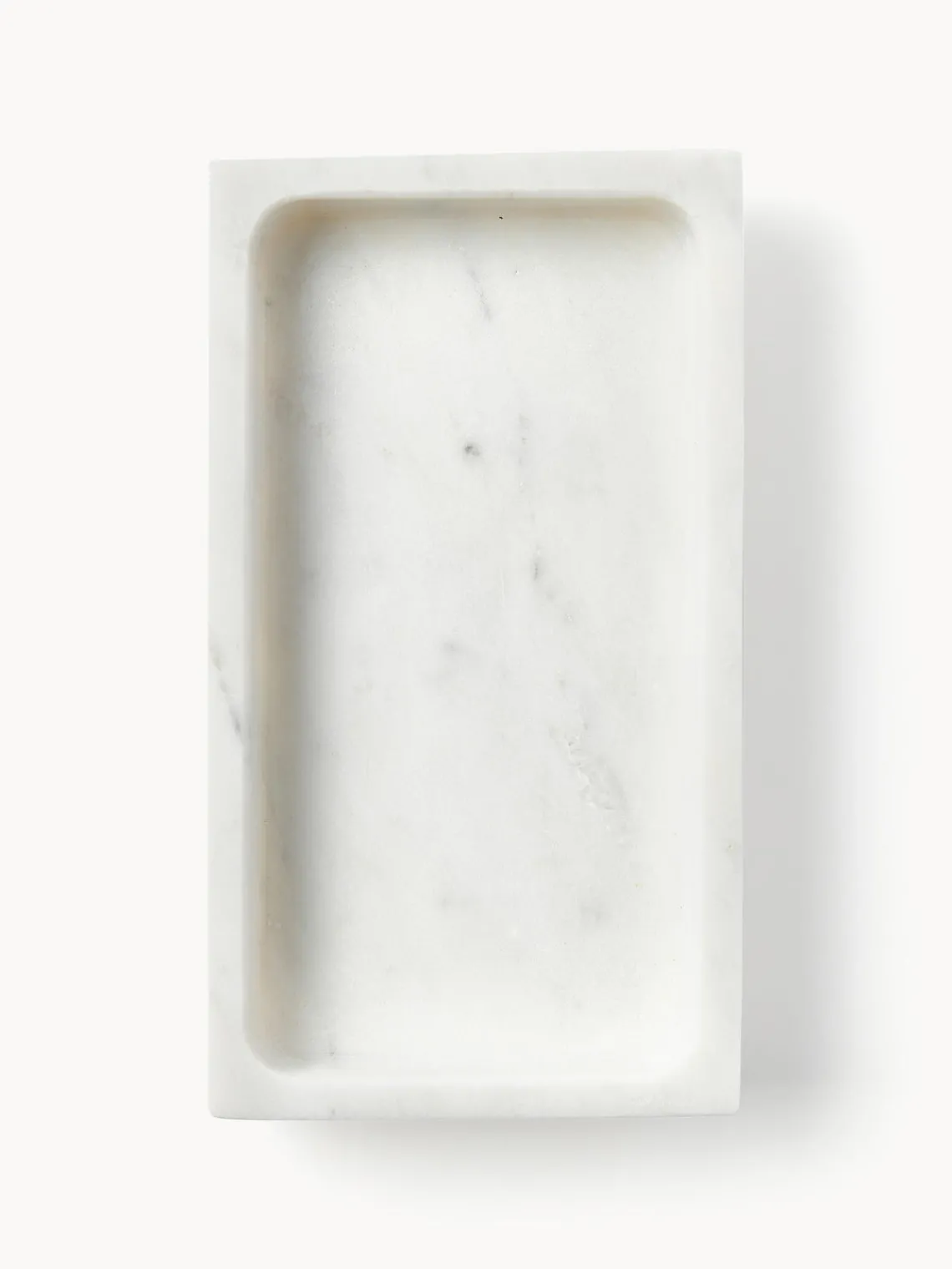 Dispensador De Jabón Y Jaboneras|Jarrones>Westwing Collection Jabonera de mármol Simba Mármol blanco