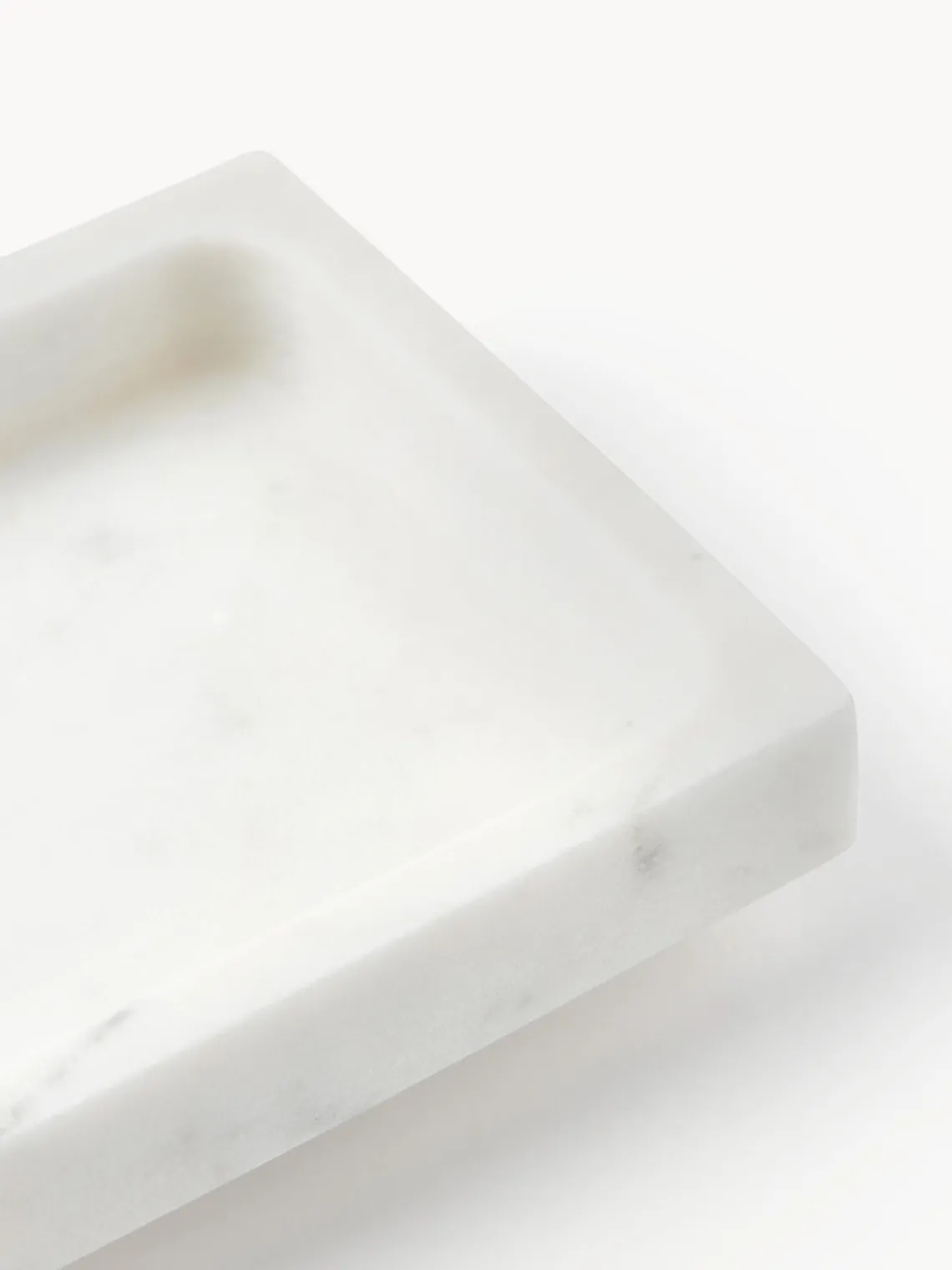 Dispensador De Jabón Y Jaboneras|Jarrones>Westwing Collection Jabonera de mármol Simba Mármol blanco