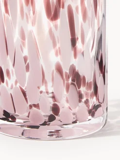 Jarras De Agua|Vajillas Completas></noscript>Westwing Collection Jarra artesanal con estampado a lunares Oakley, 1,1 L Tonos rosas, transparente