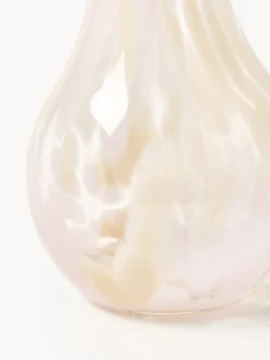 Jarras De Agua|Vajillas Completas></noscript>Westwing Collection Jarra artesanal Yava, 1,4 L Rosa claro, melocotón, transparente