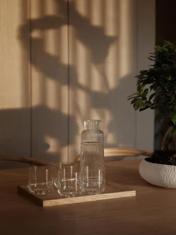 Jarras De Agua|Vajillas Completas>Westwing Collection Jarra con relieve Minna, 1,1 L Transparente