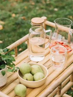 Jarras De Agua|Vajillas Completas>Andrea House Jarra con tapón de bambú Jarro, 1 L