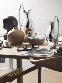 Jarras De Agua|Menaje De Mesa>GEORG JENSEN Jarra de acero inoxidable Henning Koppel, 1,2 L Plateado muy pulido