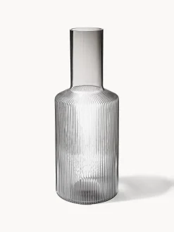 Hot Jarra de agua soplada con relieves Ripple, 1 L Jarras De Agua|Vajillas Completas