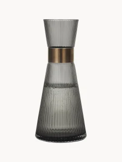 Jarra de vidrio ahumado soplado artesanalmente Grand Cru, 1 L Jarras De Agua|Vajillas Completas