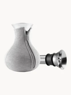 Termos|Vajillas Completas></noscript>Eva Solo Jarra de vidrio de borosilicato Cary, 1 L Gris claro, transparente, plateado