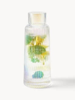 New Jarra iridiscente con relieve Minna, 1,1 L Jarras De Agua|Vajillas Completas