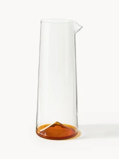 Jarras De Agua|Vajillas Completas>Westwing Collection Jarra soplada Hadley, 1,3 L Transparente, naranja