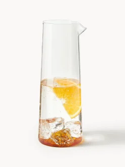 Jarras De Agua|Vajillas Completas></noscript>Westwing Collection Jarra soplada Hadley, 1,3 L Transparente, naranja