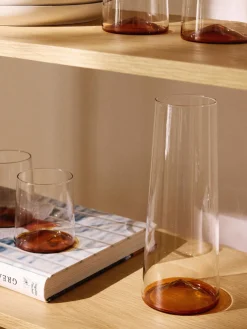 Jarras De Agua|Vajillas Completas></noscript>Westwing Collection Jarra soplada Hadley, 1,3 L Transparente, naranja