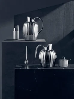 Sale Jarra termo de acero inoxidable con relieves Bernadotte, 1 L Termos|Vajillas Completas