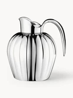 Termos|Menaje De Mesa>GEORG JENSEN Jarra termo de acero inoxidable con relieves Bernadotte, 800 ml