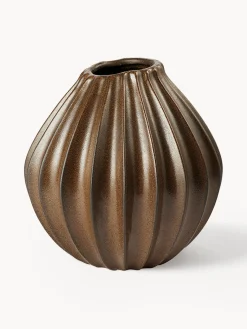 Clearance Jarrón artesanal con esmalte reactivo Wide, 25 cm Jarrones|Jarrones