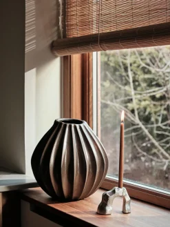 Clearance Jarrón artesanal con esmalte reactivo Wide, 25 cm Jarrones|Jarrones