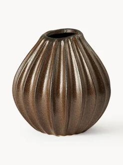 Jarrones|Jarrones>Broste Copenhagen Jarrón artesanal con esmalte reactivo Wide, 15 cm