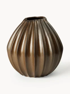 Hot Jarrón artesanal con esmalte reactivo Wide, 30 cm Jarrones|Jarrones