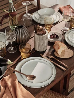 Hot Jarrón artesanal con esmalte reactivo Wide, 30 cm Jarrones|Jarrones