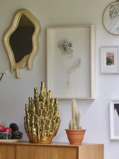 Jarrones|Jarrones>POLSPOTTEN Jarrón artesanal Coral Reef, 35 cm