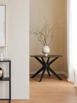 Jarrones|Jarrones>Westwing Collection Jarrón artesanal de diseño de gres Saki, 32 cm Beige claro