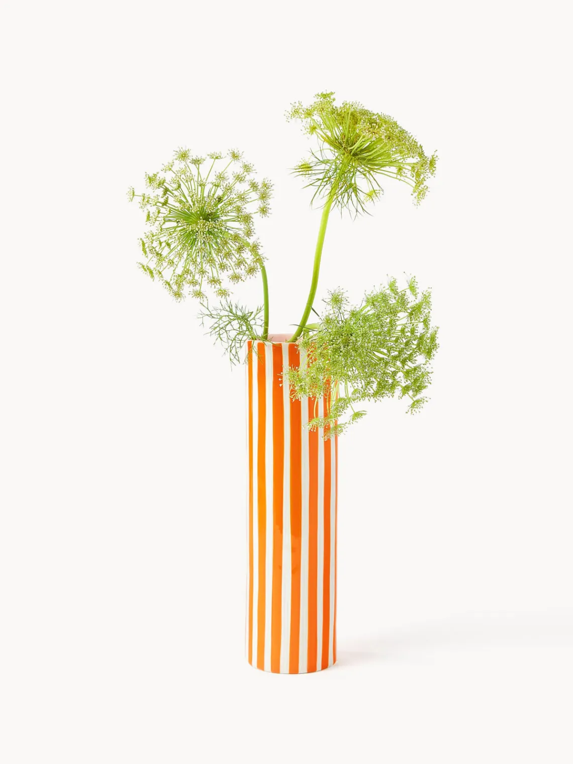 Jarrones|Jarrones>&k Amsterdam Jarrón artesanal de porcelana Ray, 29 cm