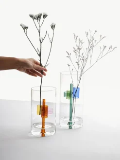 Online Jarrón artesanal de vidrio Standy, 25 cm Jarrones|Jarrones