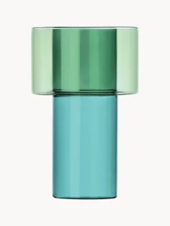 Clearance Jarrón artesanal de vidrio Boreale, 21 cm Jarrones|Jarrones