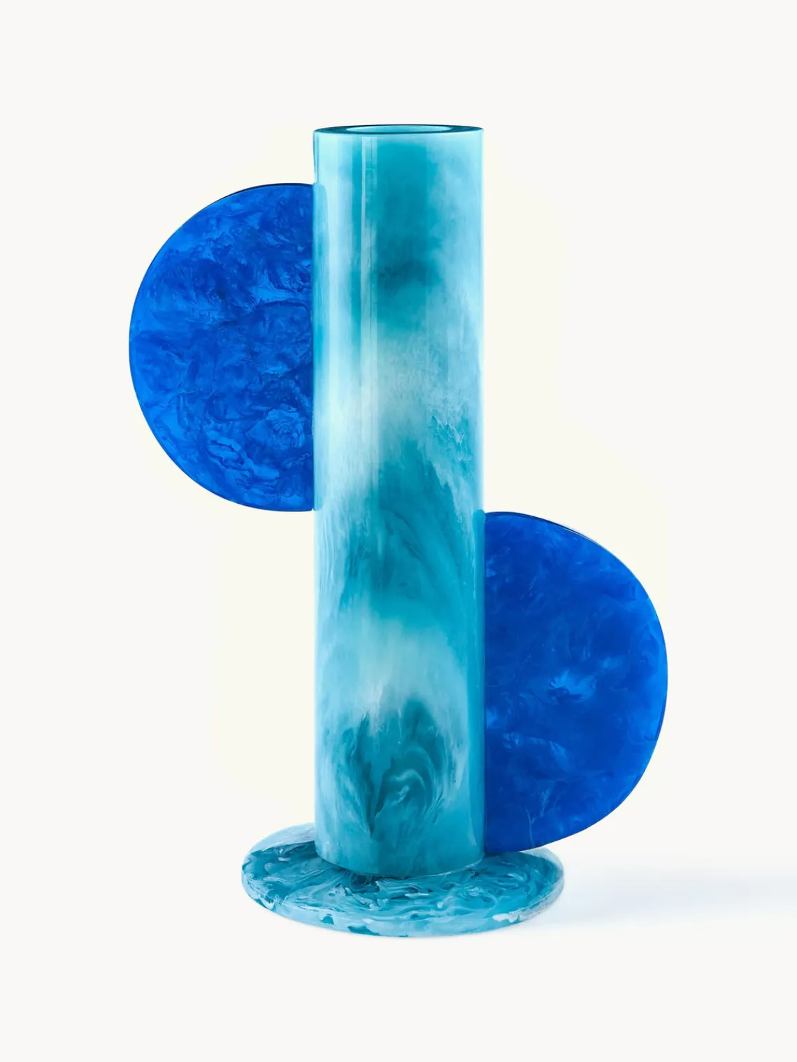 Online Jarrón artesanal en look mármol Mustique, 30 cm Jarrones|Jarrones