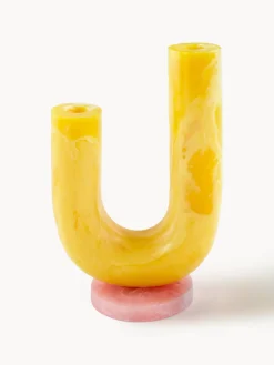 Jarrón artesanal en look mármol Mustique, 20 cm Jarrones|Jarrones