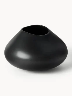 Jarrones|Jarrones>Westwing Collection Jarrón artesanal Latona, 19 cm Negro