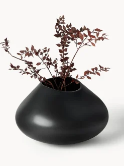 Jarrones|Jarrones></noscript>Westwing Collection Jarrón artesanal Latona, 19 cm Negro