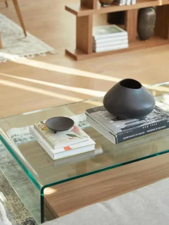 Jarrones|Jarrones></noscript>Westwing Collection Jarrón artesanal Latona, 19 cm Negro