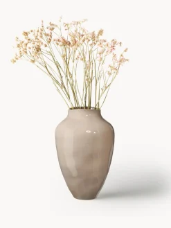 Jarrones|Jarrones></noscript>Westwing Collection Jarrón artesanal Latona, Al 41 cm Beige brillante