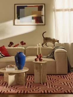 Jarrones|Jarrones>Westwing Collection Jarrón artesanal Latona, 41 cm Azul real brillante