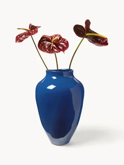 Jarrones|Jarrones></noscript>Westwing Collection Jarrón artesanal Latona, 41 cm Azul real brillante