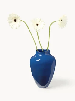 Jarrones|Jarrones></noscript>Westwing Collection Jarrón artesanal Latona, 30 cm Azul real brillante