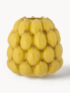Jarrones|Jarrones>Bloomingville Jarrón artesanal Limone, Al 22 cm