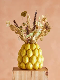 Jarrones|Jarrones>Bloomingville Jarrón artesanal Limone, Al 22 cm